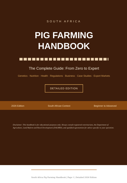 Detailed Pig Farming Handbook