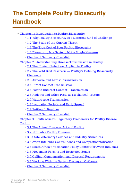 Complete Poultry Biosecurity Handbook