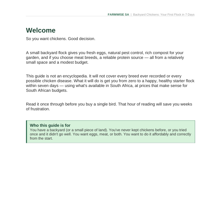 Poultry Farming | Backyard Editon Handbook