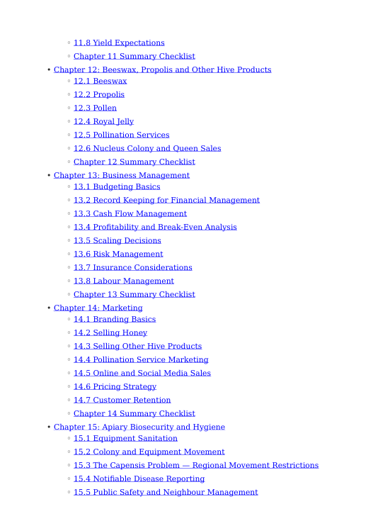 Detailed Bee Farming Handbook