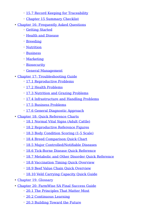 Detailed Cattle Handbook