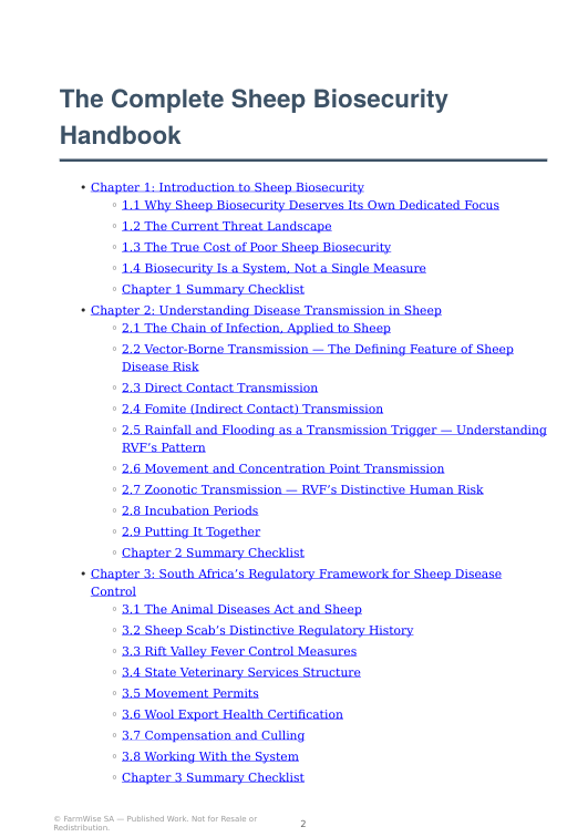 Complete Sheep Biosecurity Handbook