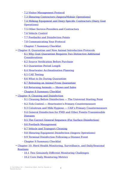 Complete Goat Biosecurity Handbook