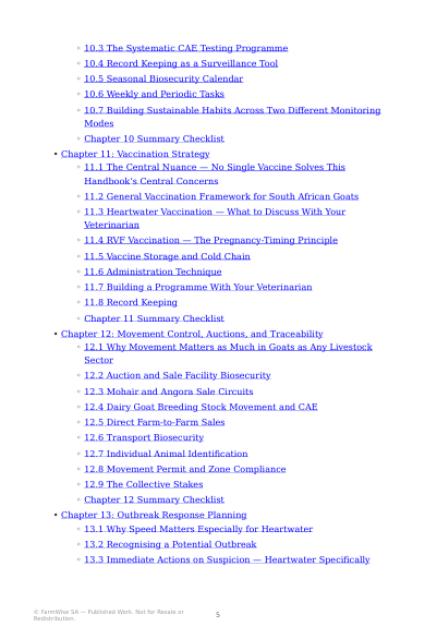 Complete Goat Biosecurity Handbook