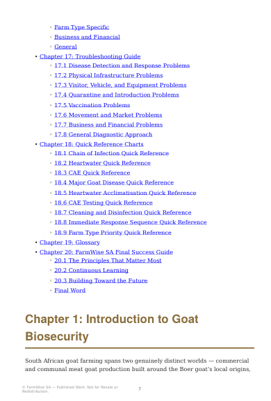 Complete Goat Biosecurity Handbook