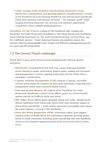 Complete Goat Biosecurity Handbook
