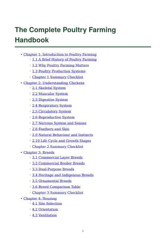 Detailed Poultry Handbook