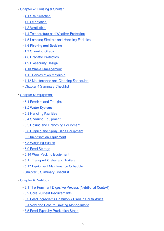 Detailed Sheep Handbook