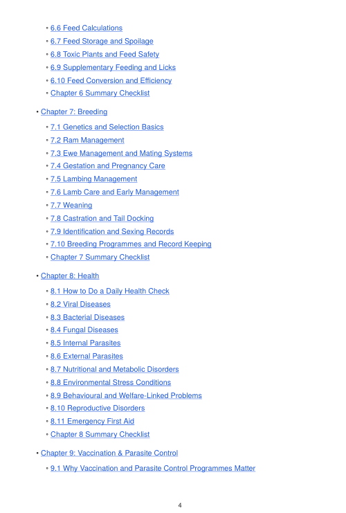 Detailed Sheep Handbook