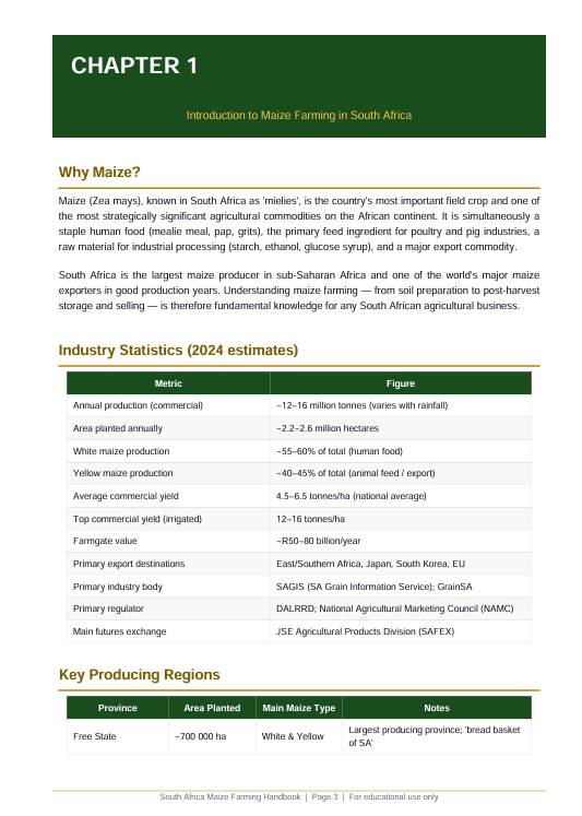 Detailed Maize Farming Handbook