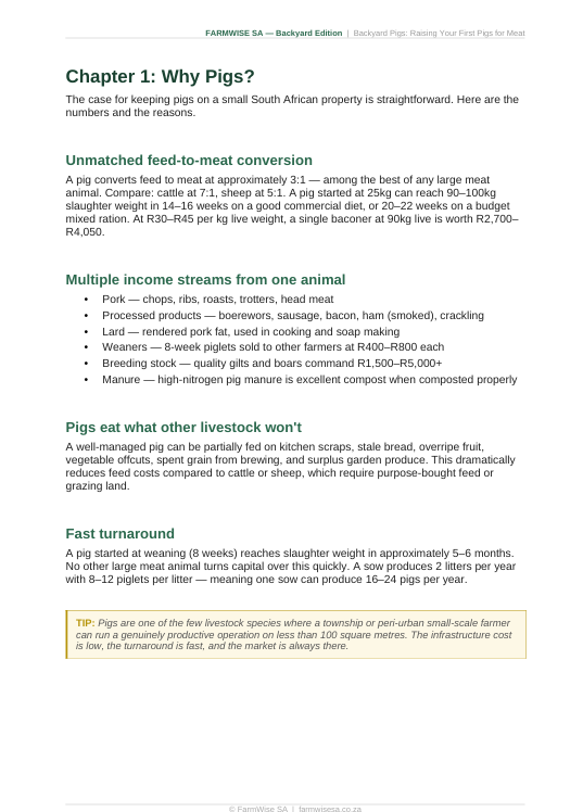 Pig Farming | Backyard Edition Handbook