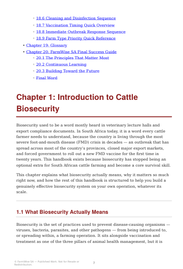 Complete Cattle Bioscurity Handbook